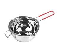 Fusione Pentola Caldaia - Per | Pentola Riscaldatore Al Cioccolato In Acciaio Da 400 Ml Per Dolci - Con Doppie Ugelli Per Burro, Cioccolato, Candela, Qu