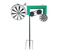 Fusione vento trattore per prato - Sinde a vento esterno - cortile girevole arte spinner vento per il portico giardino esterno portico giardino decorazione