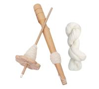 Fuso Manuale in Legno - Ruota Filatrice per Lavorazione Filo per Principianti,Attrezzi Artigianali per Tessitura, Cucito, Maglia e Uncinetto