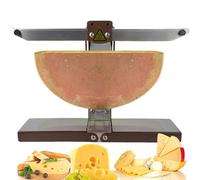 Fusore elettrico commerciale per formaggio raclette per mezza ruota, angolo regolabile, riscaldamento rapido 900W, acciaio inossidabile