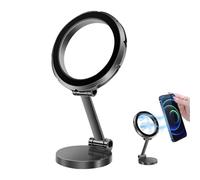 Fusruom Supporto magnetico per cellulare | Supporto magnetico girevole a 360°, supporto per navigatore automotive, per camion, auto, SUV, viaggi quotidiani, viaggi su strada, pendolarismo, guida