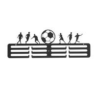 Fußball-Auszeichnungshalter Für Die Wand,Fußball-Sportpreis-Ausstellung - Auszeichnungsständer Zur Wandmontage Präsentationsständer Für Bänder Mit 12 Haken, Aufhänger Für Fußball-Sportauszeichnungen