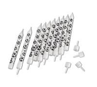 Fußball Geburtstagskerzen 10er Pack 10cm [Edizione: Germania]