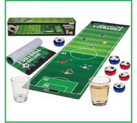 Fußballspiel-challange Shuffle-Board-Design-Für-2-Teams-6-Bälle-2-Gläser