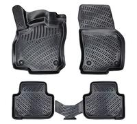 Fussmattenprofi Tappetini Auto Gomma per Audi Q3 (2ª Generazione) dal 2018 - Su Misura, Antiscivolo, Inodore - Tappetino Auto Set Completo per Interni Auto