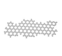 Fustella a nido d'ape Squisito Pizzo in Acciaio al Carbonio Modello di goffratura Biglietti di Auguri di Vacanza Forniture Scrapbooking