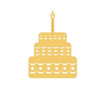 Fustella fine ZAG compleanno torta compleanno