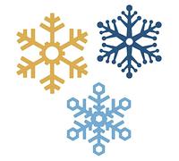 Fustella fine ZAG Natale fiocchi di neve 3u.