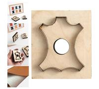 Fustella for artigianato in pelle, modello for stampo for ciondolo, stencil, strumento for punzonatura, fustella for taglierino in legno, album di ritagli, stampo for coltello for artigianato in pelle
