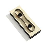 Fustella in legno per borsa da taglio con cinghia, stampo in pelle, in acciaio, accessorio per tessuto artistico per taglierina