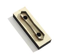 Fustella in legno per borsa da taglio con cinghia, stampo in pelle, in acciaio, accessorio per tessuto artistico per taglierina