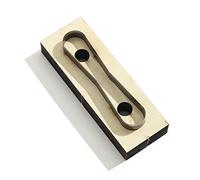 Fustella in legno per borsa da taglio con cinghia, stampo in pelle, in acciaio, accessorio per tessuto artistico per taglierina