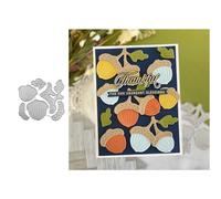 Fustella in metallo a forma di pigna per scrapbooking, fustelle per la creazione di biglietti, stencil in metallo per scrapbooking, strumento fai da te, stencil per fai da te, album fotografici,