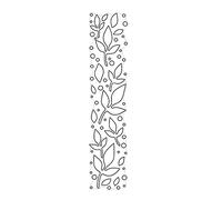 Fustella in metallo con bordo a strisce di foglia, stencil per goffratura, creazione di biglietti fotografici, carta decorativa, scrapbooking, artigianato, scrapbooking, fustellatura