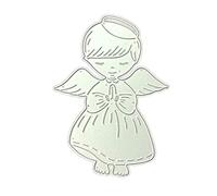 Fustella in metallo per festa pasquale angelo ragazza in acciaio al carbonio realizzato in rilievo artigianale goffratura fustelle di carta per la realizzazione di biglietti