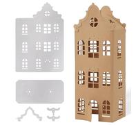 Fustella Lanterna Natale Fustelle Casetta Presepe Fustella Lanterna Grande 3D Stencil Crafting Dies Fai da Te Addobbi Decorazione Natalizia Casa Tavolo Albero di Natale Regalo