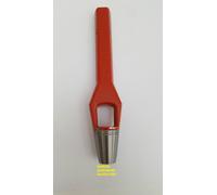 FUSTELLA MARTELLO TONDA IN FERRO PER FORARE CUOIO-PELLE-STOFFA-PVC