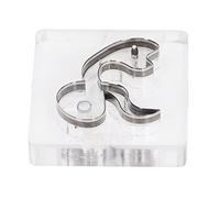 Fustella per taglio a forma di serpente, stampo in acciaio legato per punzonatura di cuoio, design a serpente con elevata durezza e dettagli nitidi per progetti artigianali fai-da-