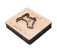 Fustella per taglio di pelle e metallo a forma di Golden Retriever, fustella fai-da-te per il taglio della pelle, punzone in acciaio legato di precisione per lavorazioni