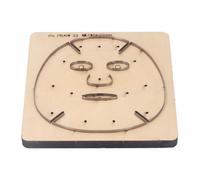 Fustella per taglio di pelle, fustella multiuso per modelli di maschere con base in legno, fustella artigianale in acciaio al carbonio per tessuti a strati, pelle, argilla polimeri