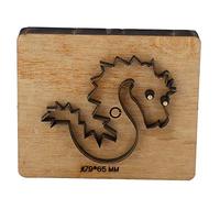 Fustella per taglio in pelle a forma di drago, stampo punzonato in acciaio ad alta durezza per tagli puliti e rapidi su portafogli e cinture in pelle, artigianato fai-da-te