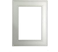 Fustella rettangolare per la creazione di biglietti, fustelle in metallo per congratulazioni, stencil per goffratura, per fai da te, scrapbooking, decorazioni, compleanni, matrimoni, biglietti di