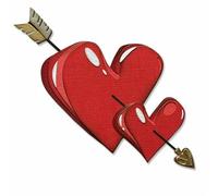 Sizzix Thinlits Die Set 16PK Lovestruck Colorize di Tim Holtz, 665852, Carta, Multicolor, Taglia unica