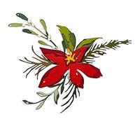 Fustella Sizzix Thinlits Set 8PK Holiday Brushstroke #3 di Tim Holtz | 666067 | Capitolo 4 2022