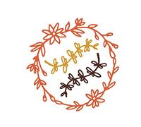 Fustella sottile ZAG fiori e piante corona botanica 3 u.