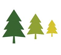 Fustella sottile ZAG Natale Pini 3 U.