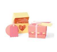 FUSTELLA THINLITS PLUS "SCATOLINA CON ETICHETTE" 663853 STAMPA PER BIG SHOT