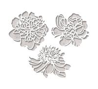 Sizzix Fiori di Ritaglio Fustella, Multicolore, Taglia Unica