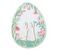 FUSTELLA THINLITS SIZZIX "UOVO PRIMAVERA A STRATI" 664358 STAMPA BIG SHOT