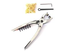 Fustellatrice Manuale Chrome Vanadium Pinza Foratrice Con 6 Punzoni Intercambiabili Fustella