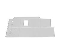 Fustellatura in Metallo, Forma di Cartone di Latte in Rilievo Stencil 3D in Acciaio Al Carbonio Goffratura Modello di Script Fustelle Decorative Incise per Album Fai da Te Creazione di Carte Forniture