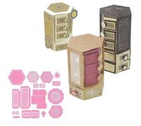Fustelle 3D per la creazione di biglietti, stencil per goffratura, punzonatura, stampi per arti e mestieri pop up, fustelle in metallo per lavori di carta, artigianato fatto a mano, scrapbooking,