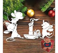 Fustelle a forma di topi dei cartoni animati, per realizzare biglietti, stencil per fai da te, album dei ricordi, album fotografici, decorazioni per goffratura, biglietti e spille carine