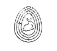 Fustelle a forma di uovo per Pasqua, San Valentino, compleanno, per progetti fatti a mano, festival, regali, biglietti adesivi
