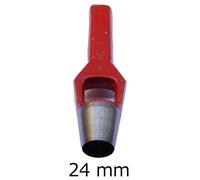 FUSTELLE DA BATTERE PER FORARE PELLE CUOIO GOMMA TESSUTO - da mm 2 a mm 40
