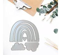 Fustelle da taglio a forma di nuvole per realizzare biglietti, stencil a forma di cuore, per fai da te, scrapbooking, album fotografici, decorazioni in rilievo, per realizzare biglietti con