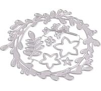 Fustelle da taglio per ghirlanda di fiori di Natale, per realizzare biglietti, stencil per fai da te, scrapbooking, album fotografici, decorazioni in rilievo, per realizzare biglietti