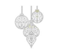 Fustelle decorative natalizie in metallo, stencil per scrapbooking, album, francobolli, biglietti, goffratura, lettere fustellate, colore nero