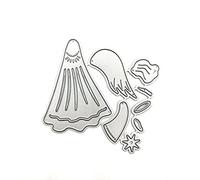Fustelle fatte a mano in acciaio al carbonio modello Little Baby Holding Hope Shape Art Making Scrapbooking decorazione in acciaio al carbonio modello goffratura
