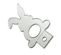 Fustelle fustellate in acciaio al carbonio con conigli pasquali, stencil per realizzare biglietti di auguri, decorazioni per scrapbooking, decorazioni pasquali, conigli, fustelle in acciaio al