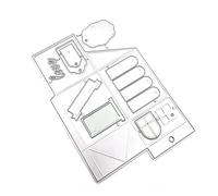 Fustelle fustellate in acciaio al carbonio per realizzare biglietti in rilievo, stencil per goffratura, stencil per goffratura