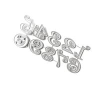 Fustelle fustellate in acciaio al carbonio per scrapbooking, stencil per realizzare biglietti, decorazioni per imballaggi, in acciaio al carbonio, strumento per scrapbooking