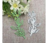 Fustelle in metallo, 4,6 x 9,1 cm, rami e foglie di salice, stencil per scrapbooking, goffratura, artigianato, decorazioni, stencil