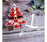 Fustelle in metallo a forma di albero di Natale, fiocco di neve, girasole primaverile, foglie, stencil per fai da te, album di ritagli, album decorativi, goffratura di carta, per la creazione di