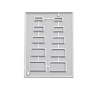 Fustelle in metallo a forma di cuore e fiore, stencil per scrapbooking, foto, goffratura, decorazioni di carta, gocce d'acqua, metallo, stella, cuore, amore, fustelle per la realizzazione di biglietti