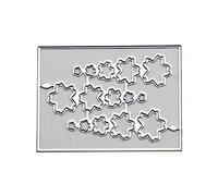 Fustelle in metallo a forma di cuore e fiore, stencil per scrapbooking, foto, goffratura, decorazioni di carta, gocce d'acqua, metallo, stella, cuore, amore, fustelle per la realizzazione di biglietti